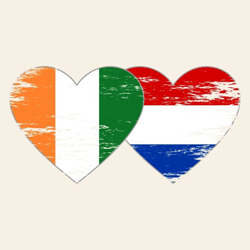 Drapeau de la Côte d’Ivoire Pays-Bas utilisé