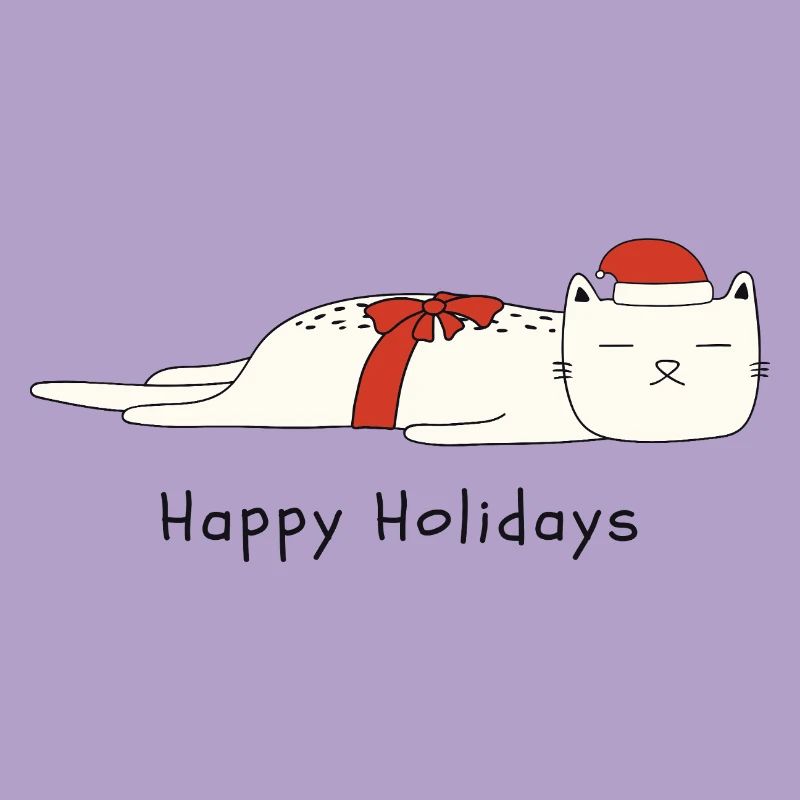 Drôle de chat Noël