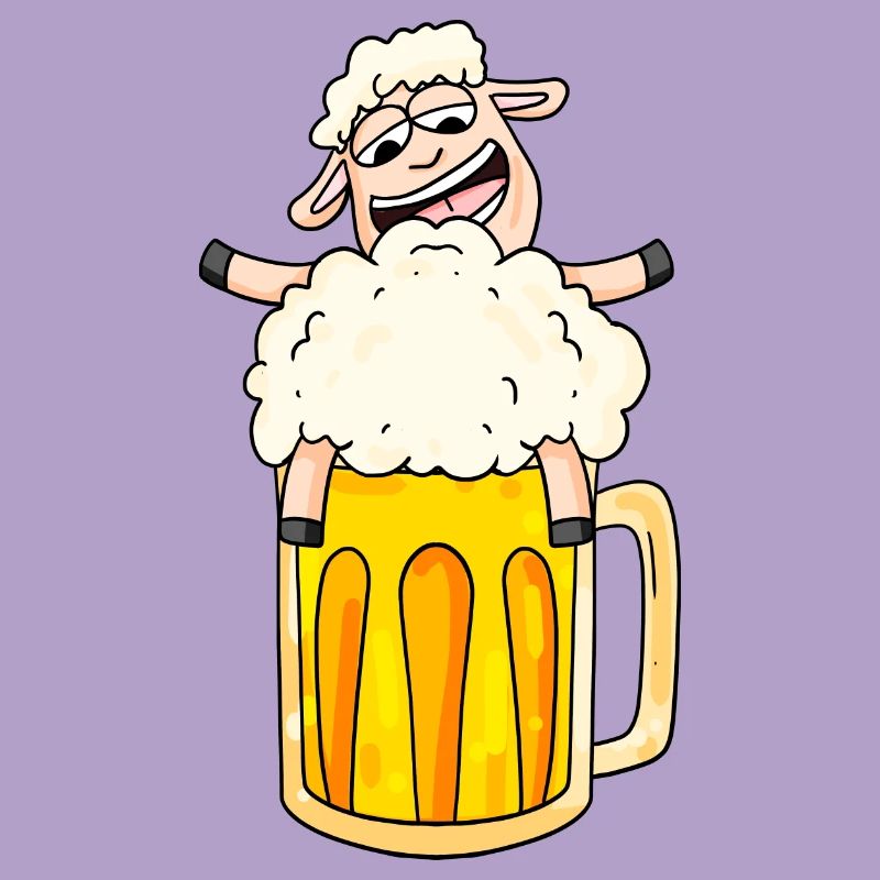 Bier Schaf Comic