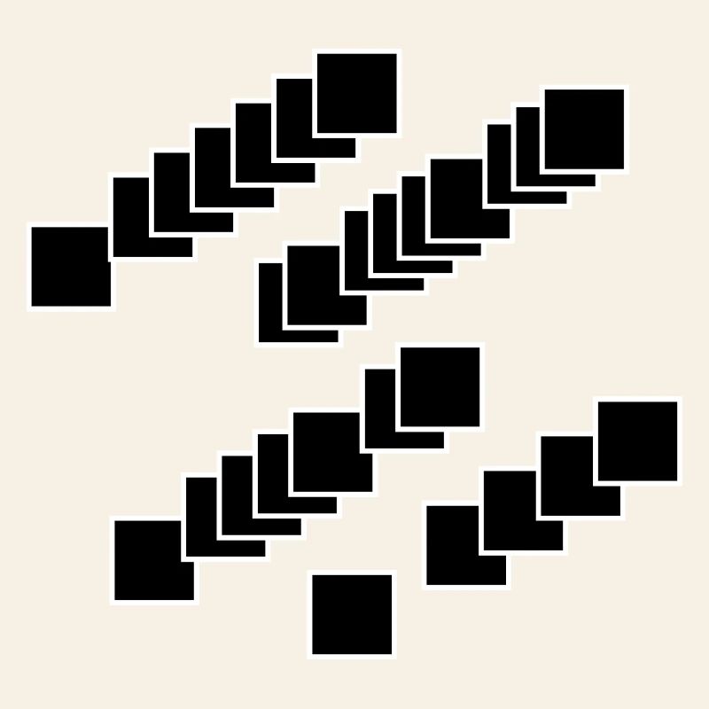 Nested Squares Cascade