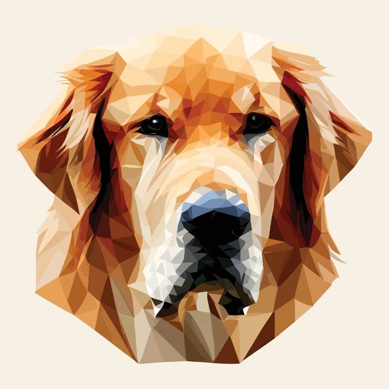 Labrabor Hund Polygon