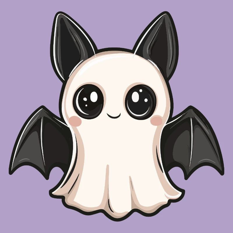 Bat Halloween Ghost
