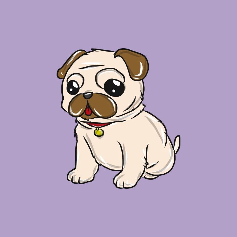 Hund Mops