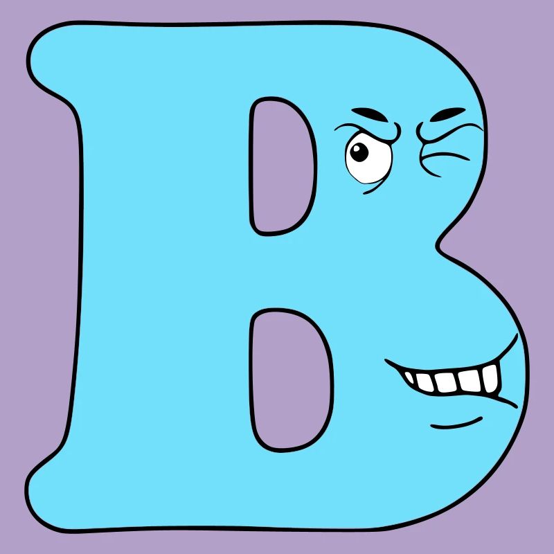 B