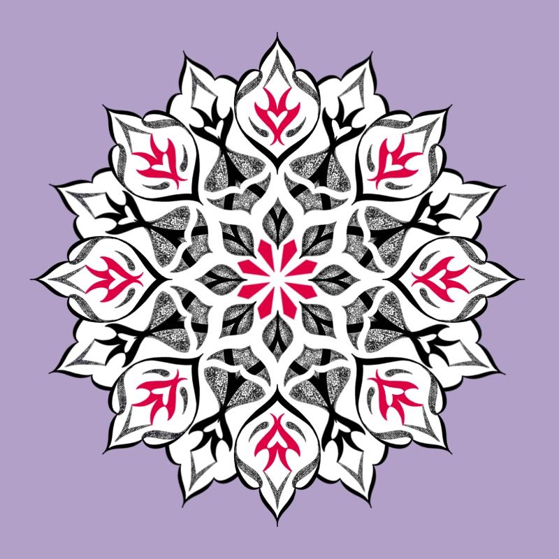 Dessin mandala dotwork