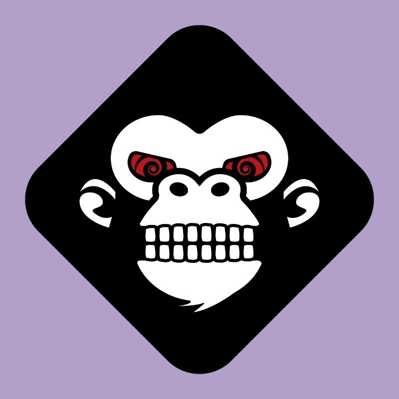 Gorilla teeth logo