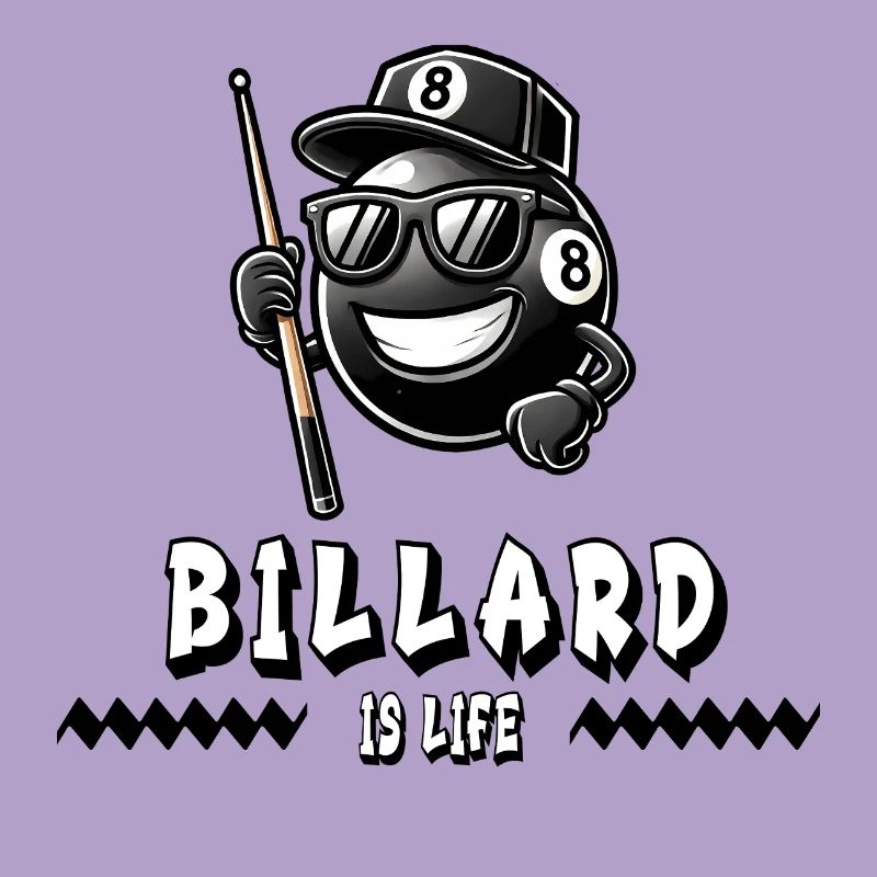 Billiards, c’est la vie - Conception cool à 8 boules