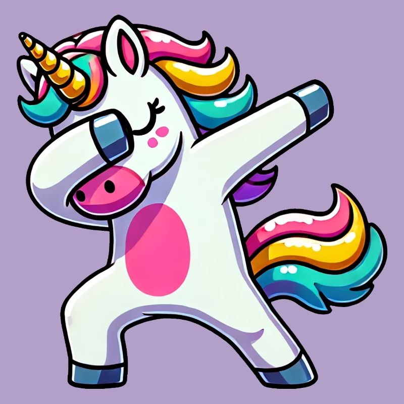 Dabbing Einhorn Dab Unicorn Mädchen Einhörner