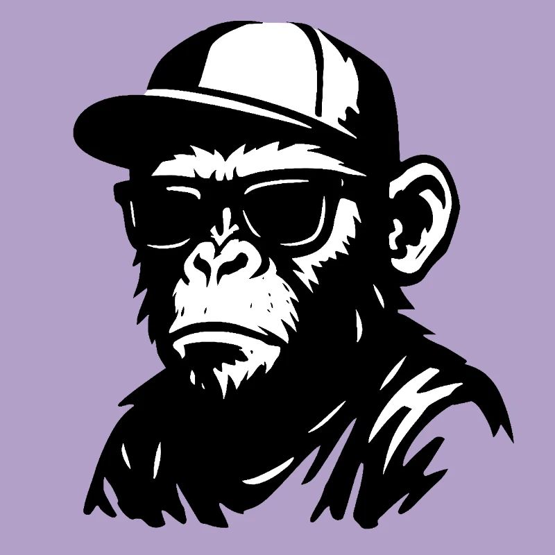 Urban Monkey Graffiti Design
