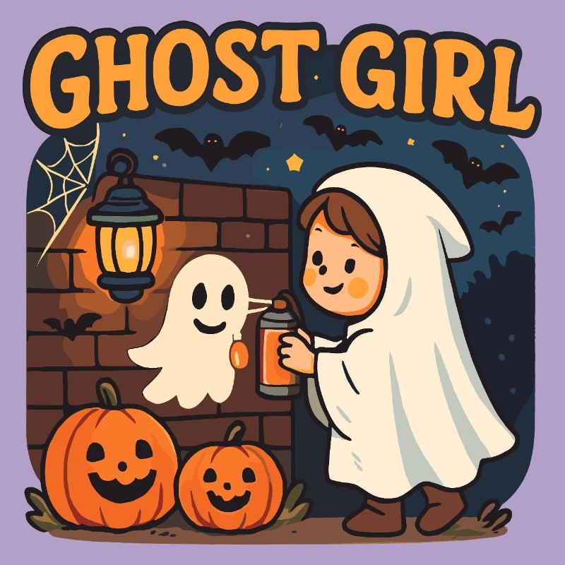 Fille fantôme Halloween