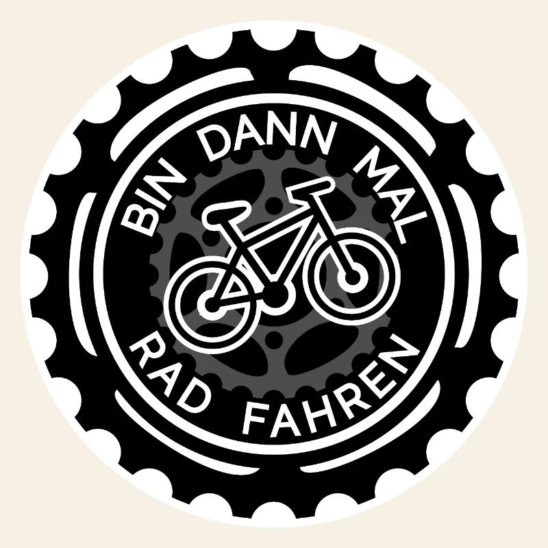 Bin dann mal Radfahren - Conception de logo de VTT