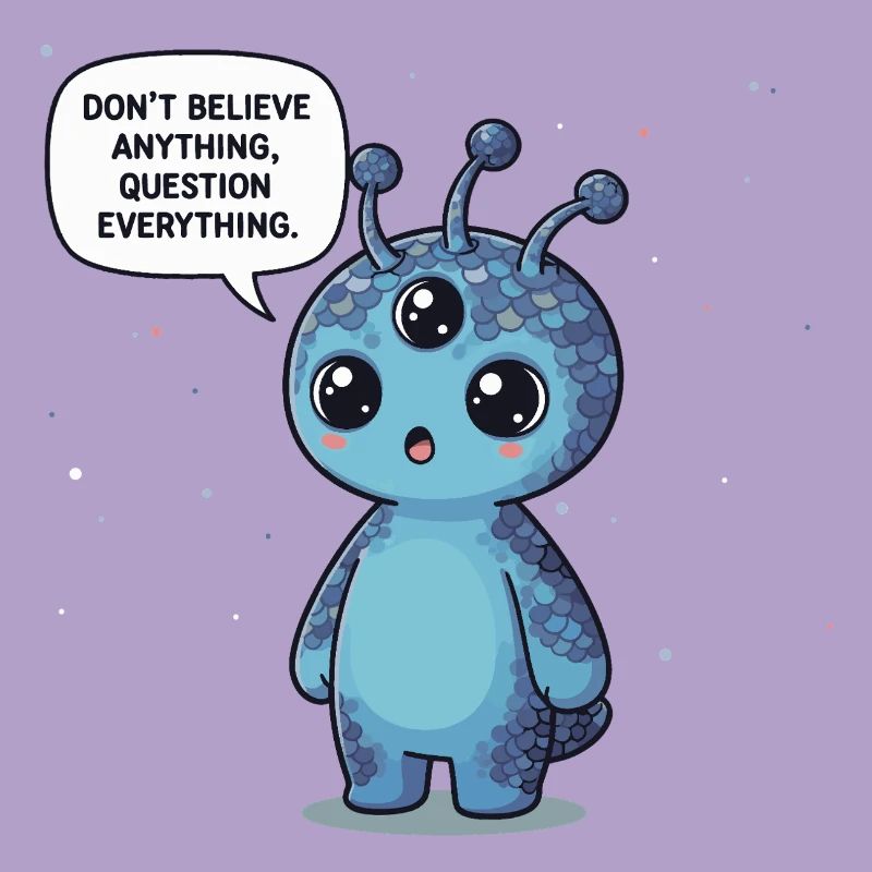 Cute Alien: Statement - Question everything