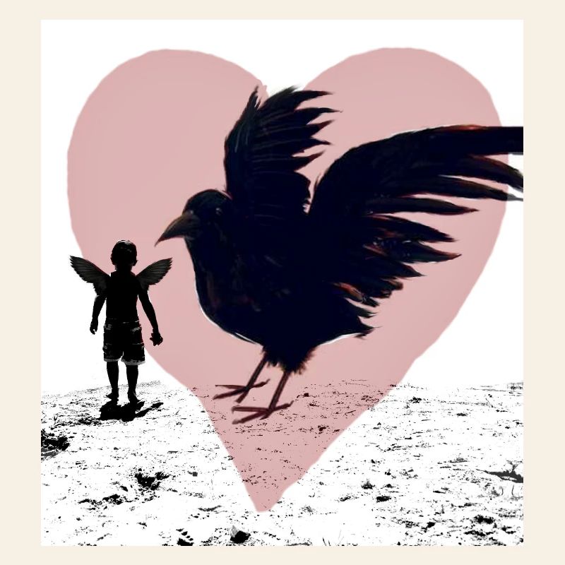 Poussin corbeau