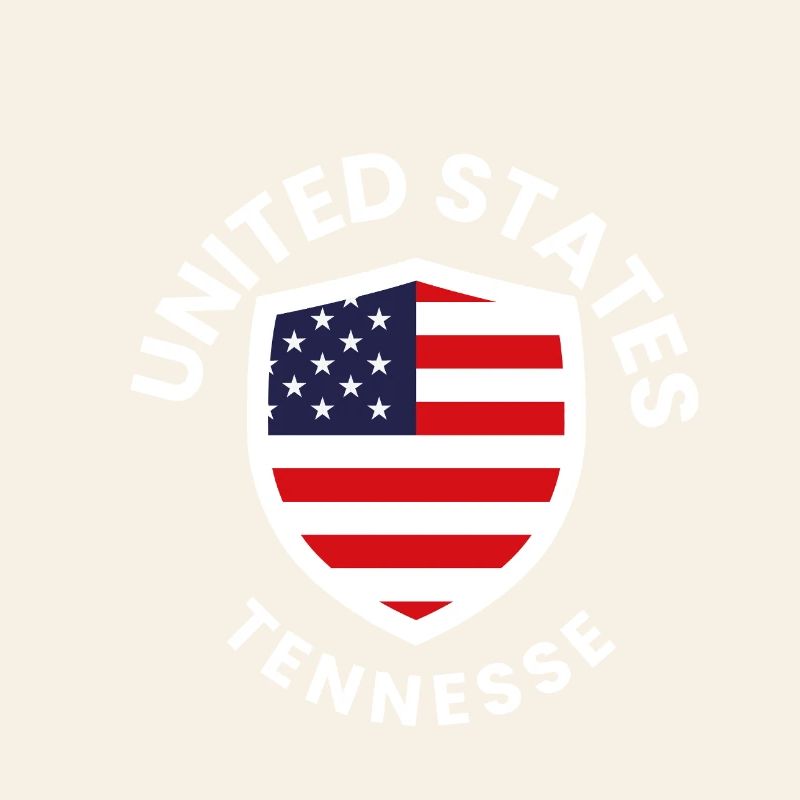 Drapeau du Tennessee Shield des États-Unis
