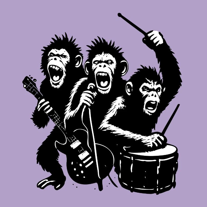 Expressive Monkey Rock Band | The Monkey Dance