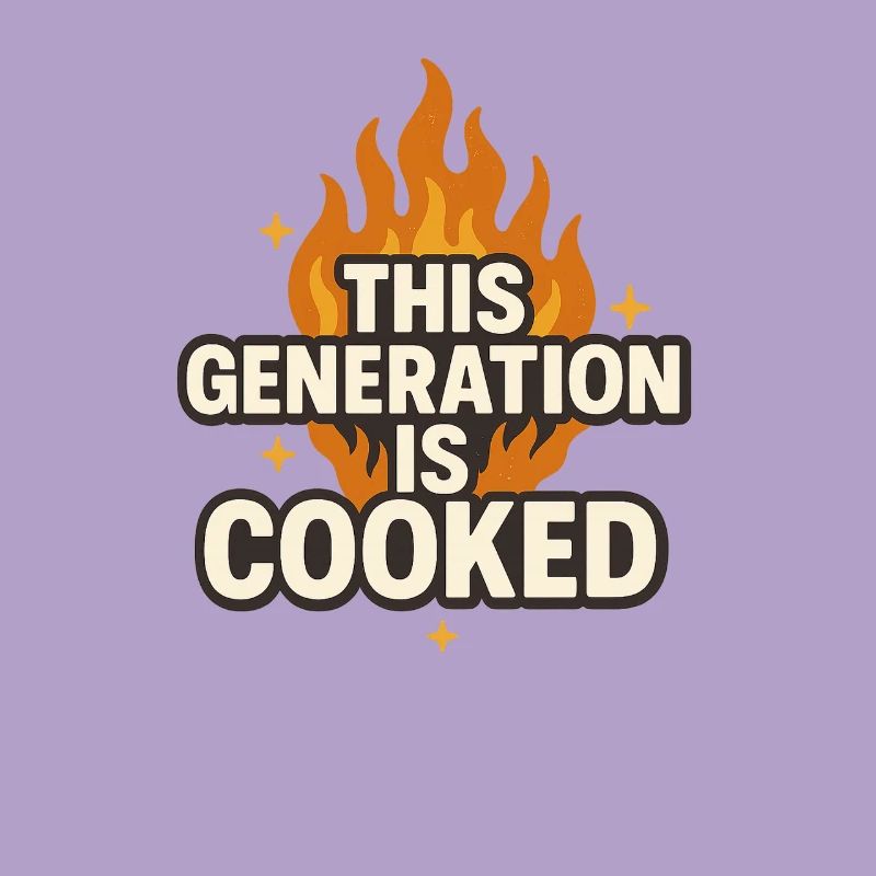 This Generation Is Cooked Flame Funny Gen z Meme 