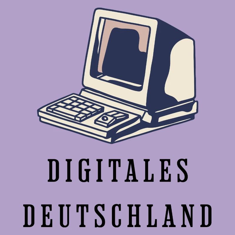 80s Style Retro Computer Digital Germany