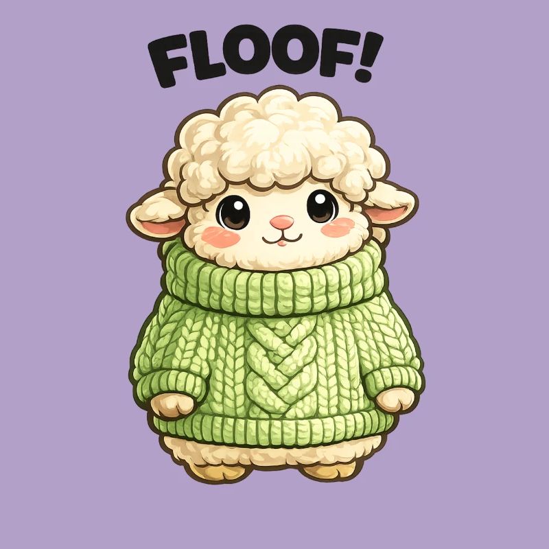 Kuscheliges Schäfchen Pullover Design