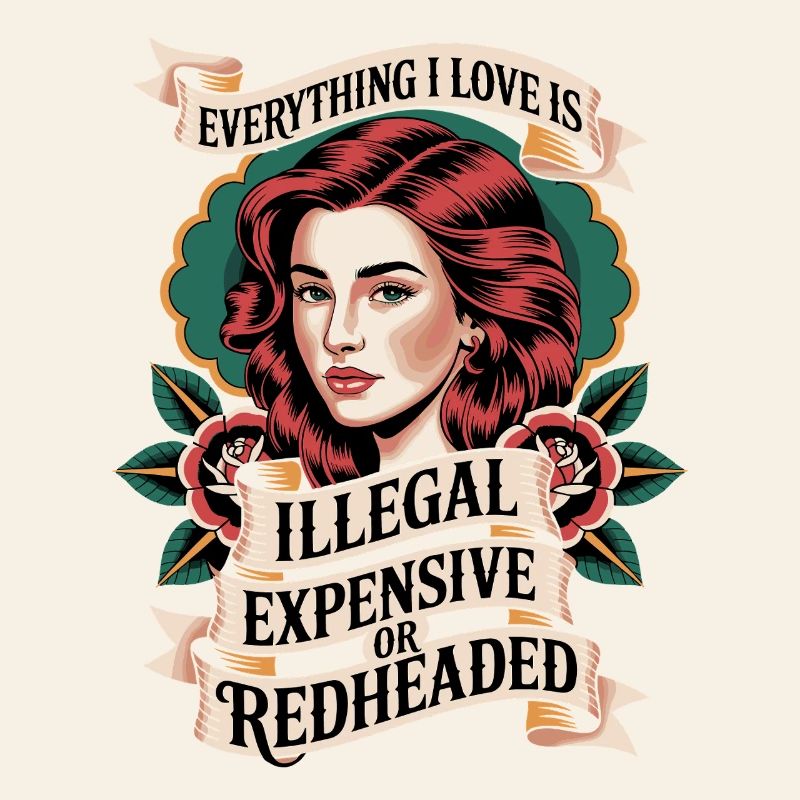 Everything I Love Is Illegal Expensive Rothaarig