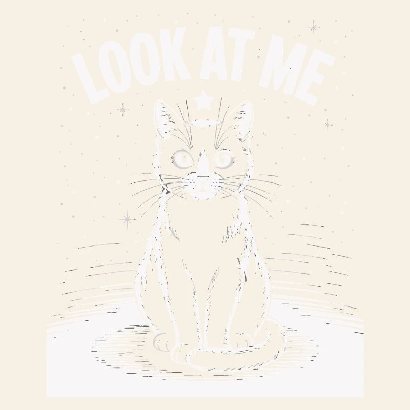 Regarde-moi - Ciel étoilé de chat