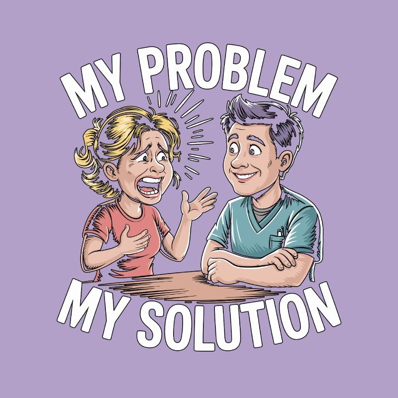 Pediatric OT My Problem My Solution Pictogram Dad