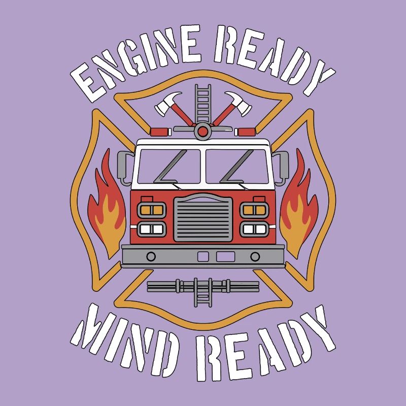 Fire Engineer Engine Ready Mind Ready Firefighting