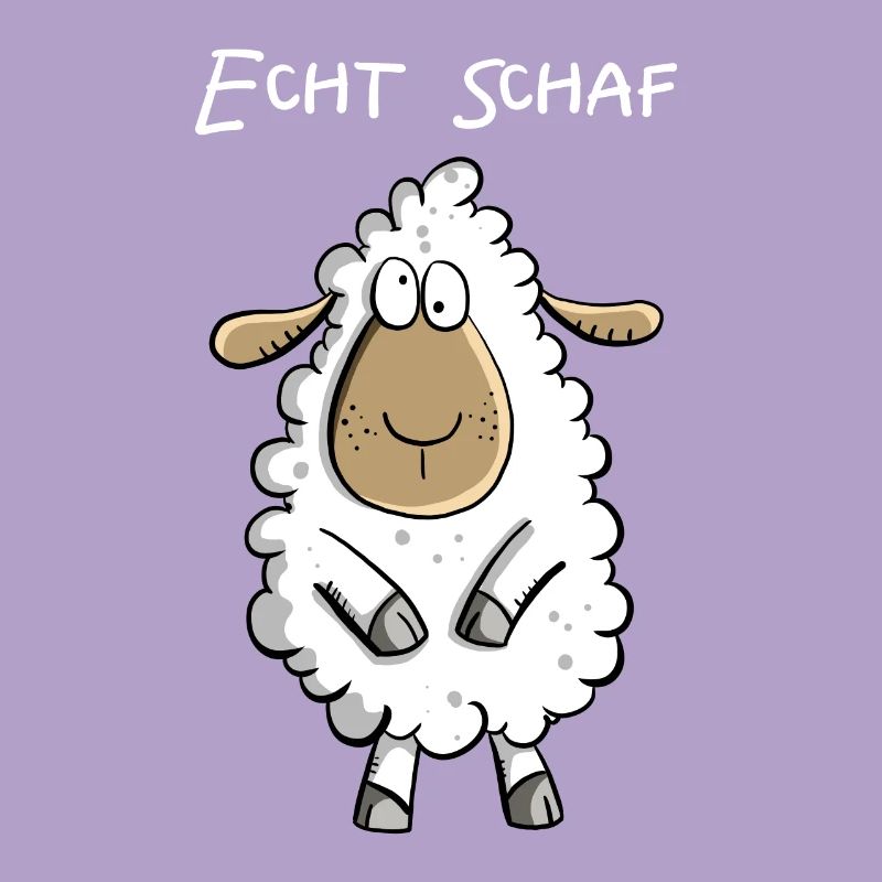 Echt Schaf I Cooles Schäfchen Comic Geschenk Fun