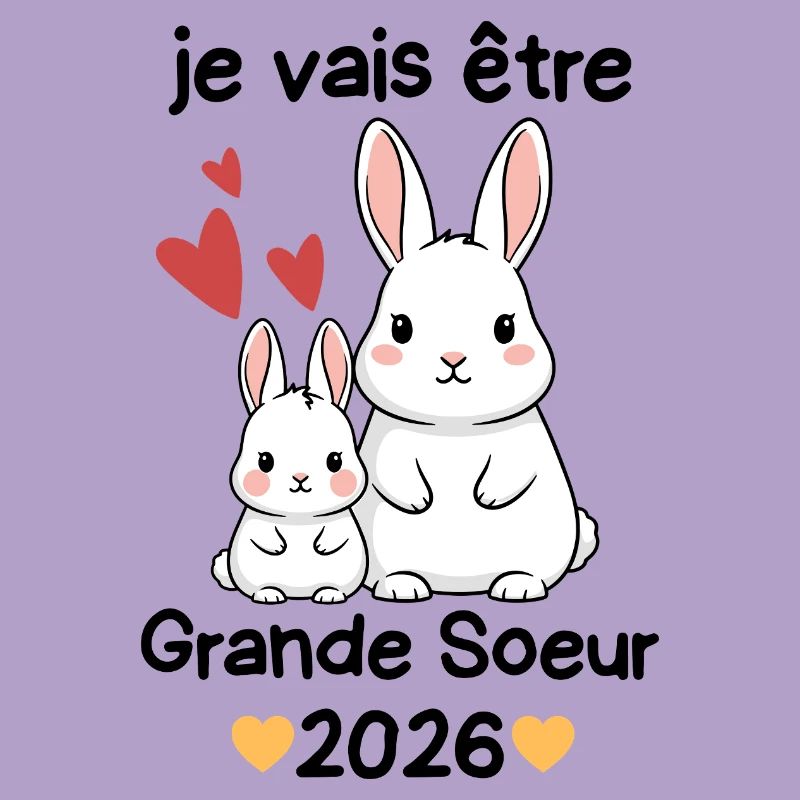 Zukünftige große Schwester 2026 Ich werde eine große Schwester sein