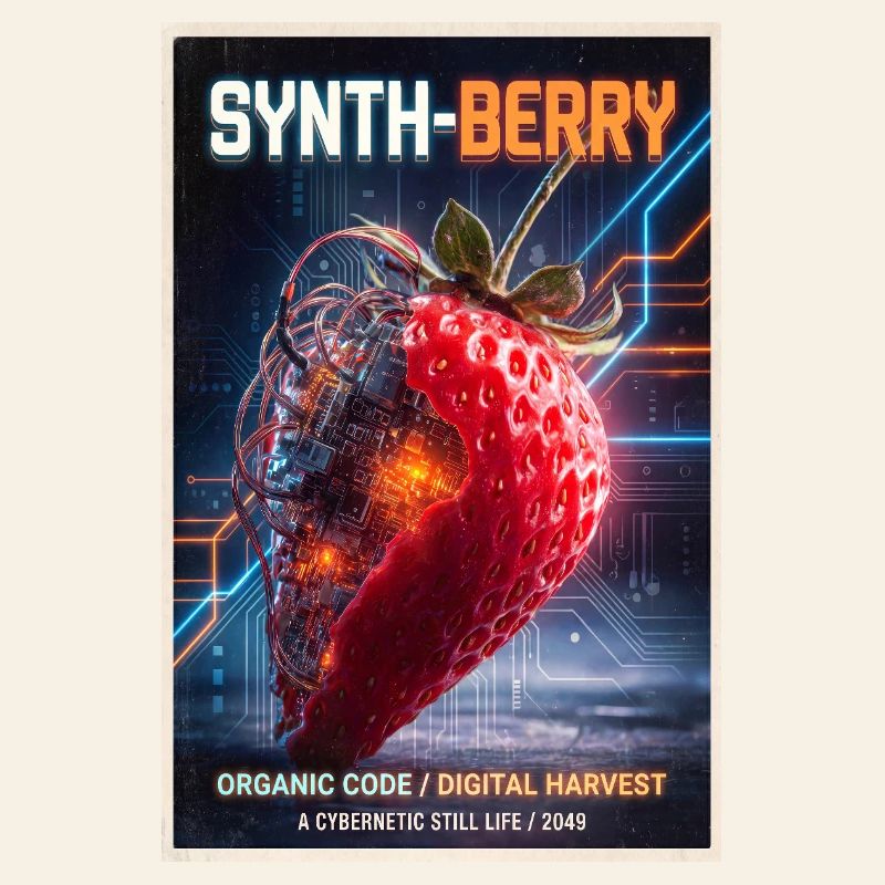 Synth-Beere: Kybernetische Erdbeere