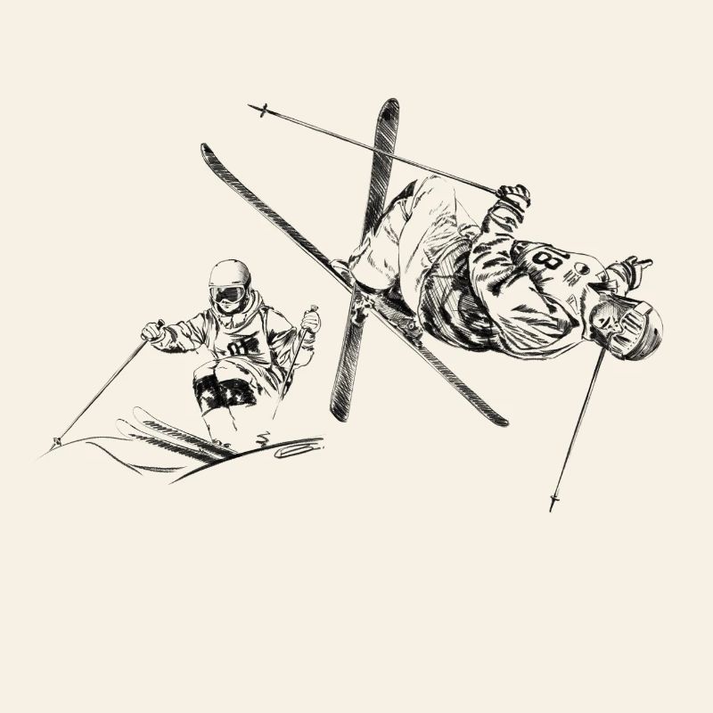 mogul skiing