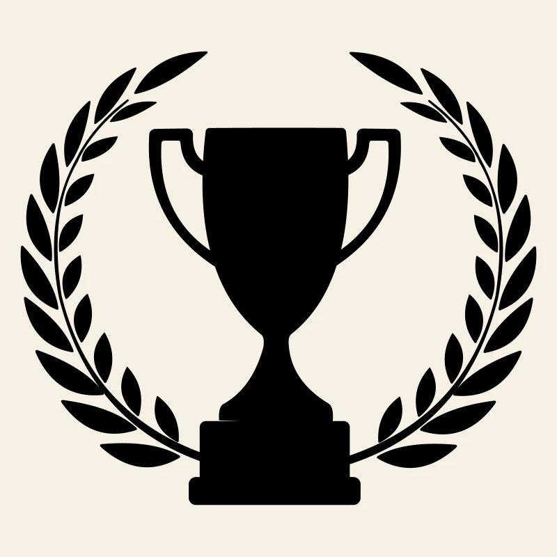 Couronne de laurier de la coupe de sport Cup