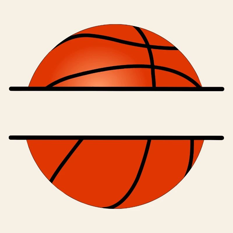 Basketball-Typenschild oder -Banner