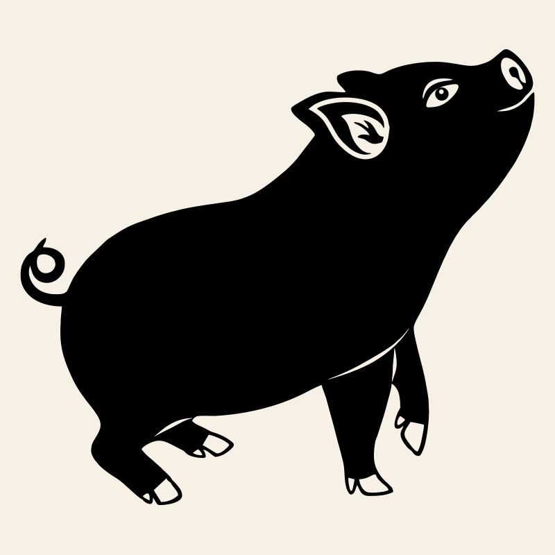 Pig emblem Shadow image