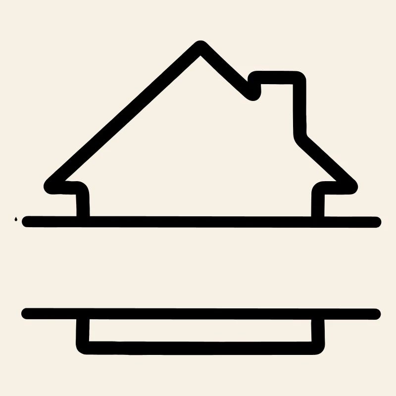 Accueil bannière de texte de logo simple