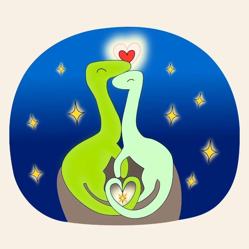 Compsognate en amour