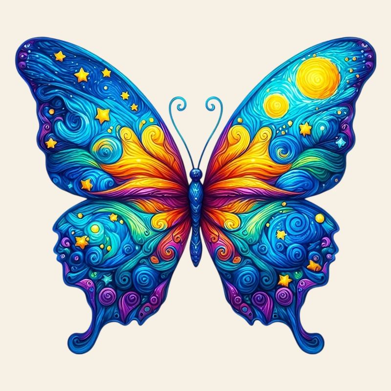 Van Gogh butterfly