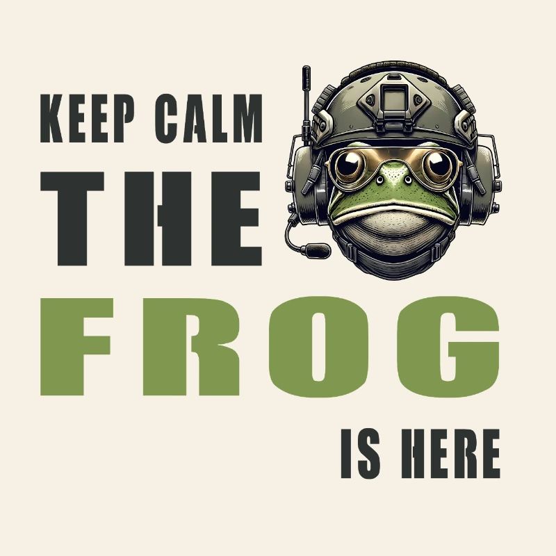 Kampffrosch – Keep Calm Style