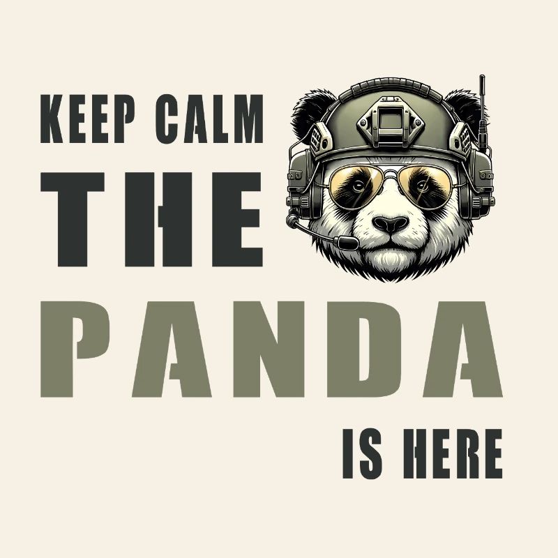 Taktischer Panda – Keep Calm