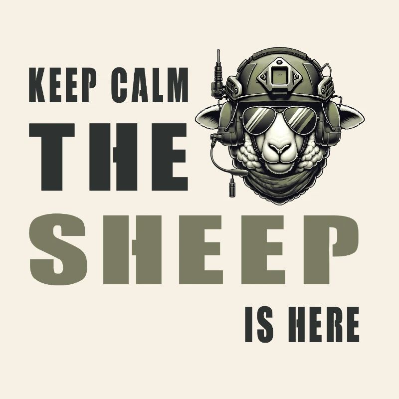 Sheep – Keep Calm Design