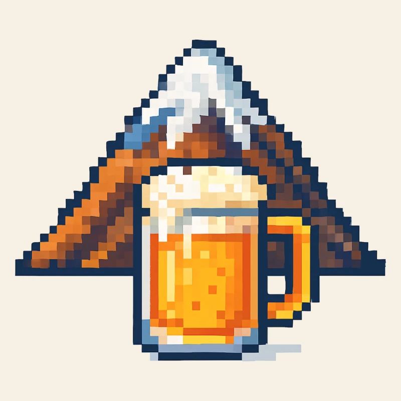 Pixel Mountain and Beer