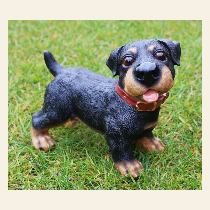 Mignon chiot teckel imprimé
