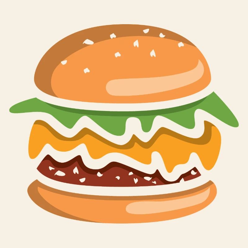 Comic Burger Cheeseburger