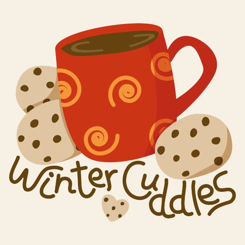 Tasse de chocolat chaud avec des biscuits