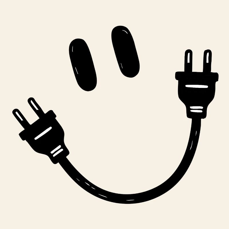 Electrician Electrical Engineer Schuko Plug Funny