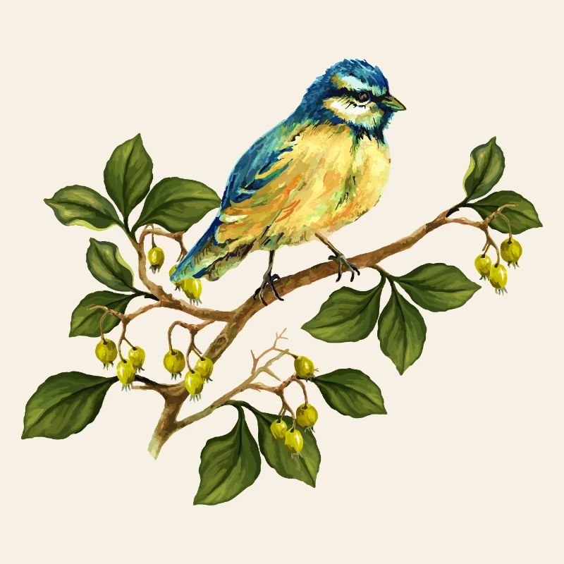 Oiseau coloré