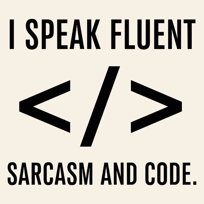 Ich spreche fließend Code