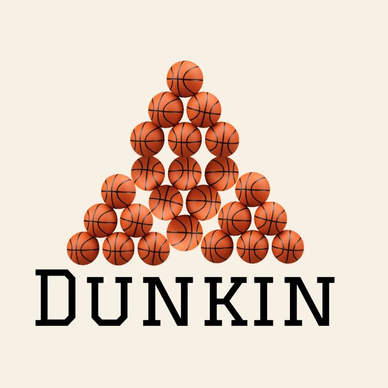 Logo pyramidal de basket-ball