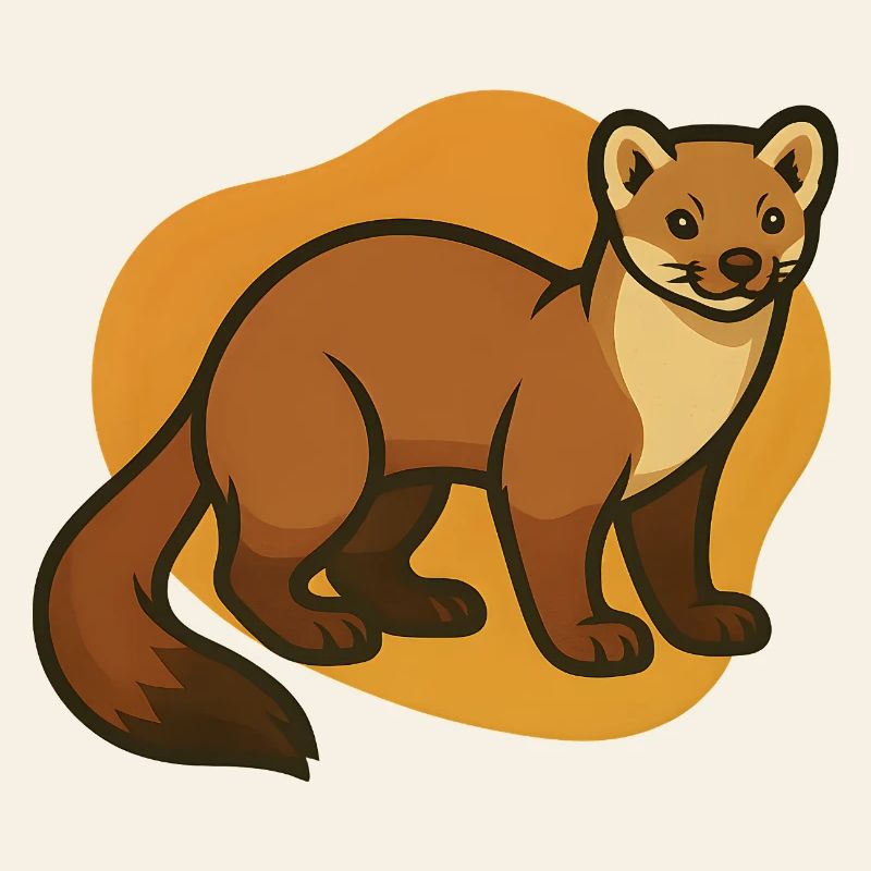 Illustration de martre douillette