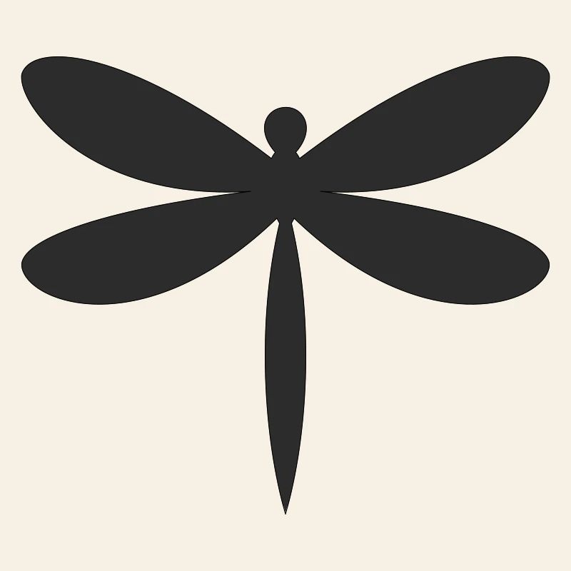 Silhouette de la Libellule