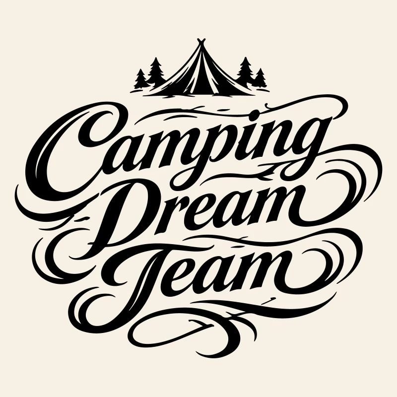 Équipe de rêve du camping